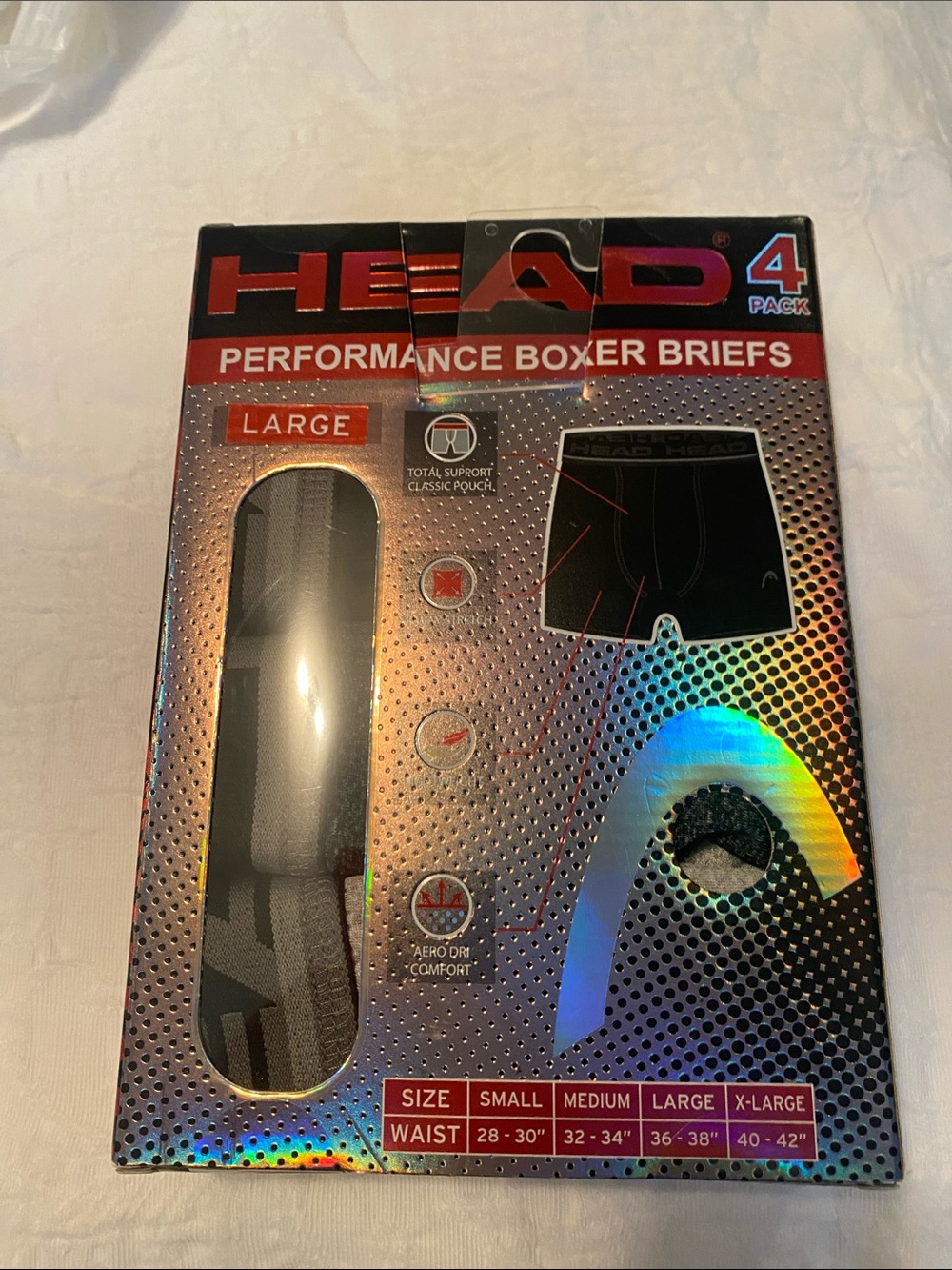 HEAD Performance Boxer Briefs Pack - Black